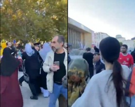 Protese anti-mobilizare. Polițist rus, pus pe fugă de femeile din Daghestan